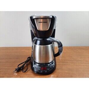 Black & Decker 8 Cup Programmable Coffee Maker w/  Thermal Carafe ~ DE790B